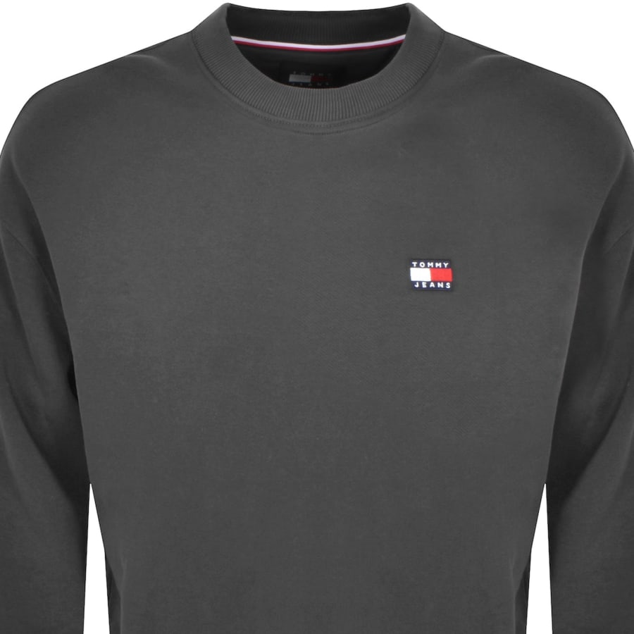 Tommy Jeans Badge Logo Sweatshirt Grey